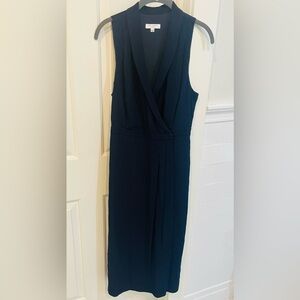 Equipment Women’s Sleeveless Navy Blue Dress | Size 4 | Classic Design
